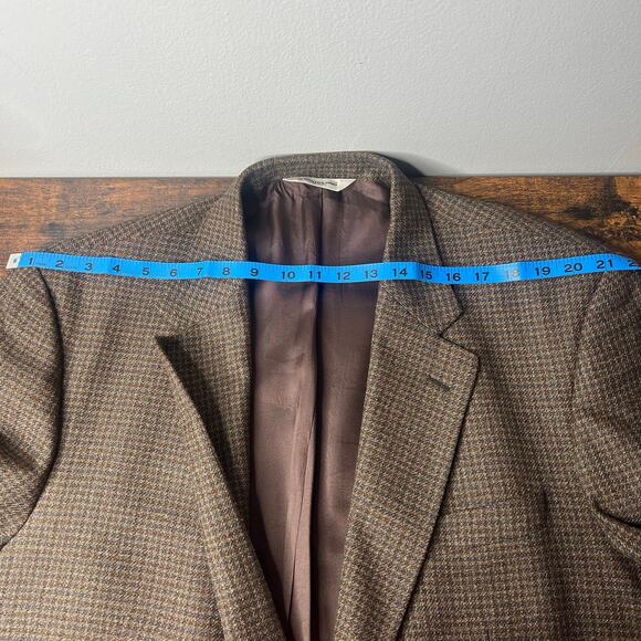 Pronto Uomo Men’s 48R Silk & Wool Sport Coat Blazer Jacket Italy Single Breasted - Picture 11 of 15